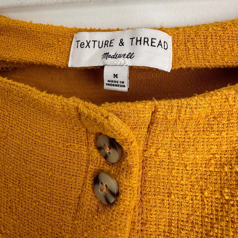 Madewell Texture & Thread Cap Sleeve Dress - Picture 5 of 5